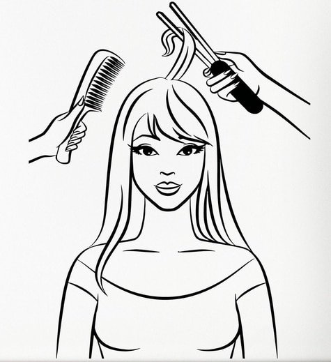 Парикмахер иллюстрация