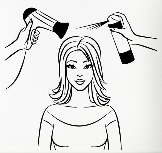 Детский рисунок парикмахер (58 фото)