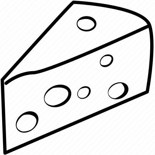 Наклейки на кусочках сыра