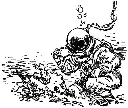 Наклейка водолазы