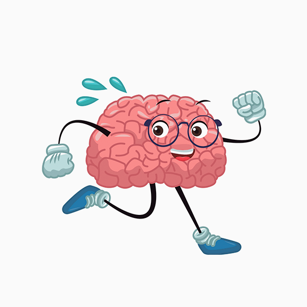 Мозг детская иллюстрация