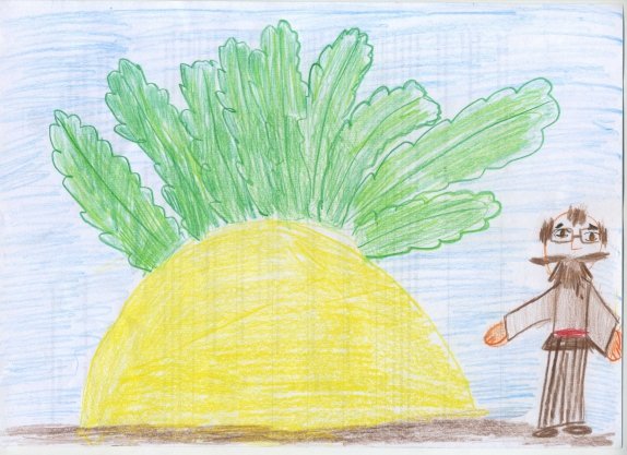 Детские рисунки Репка