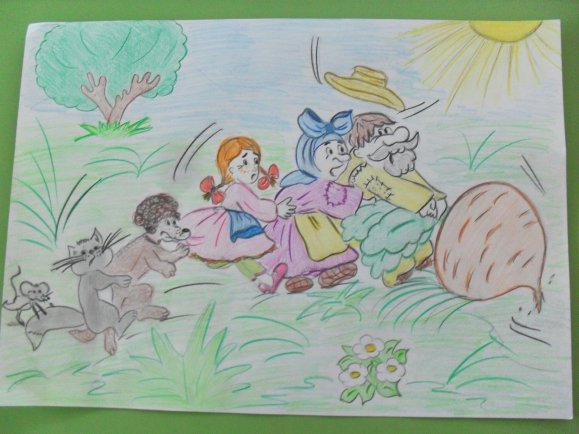 Рисунок к сказке Репка