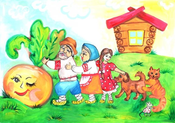 Русские народные сказки рисунки детей