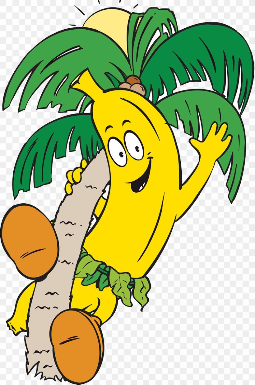 Банан мультяшный