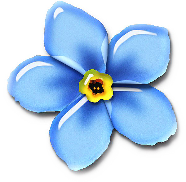 Цветочки на белом фоне