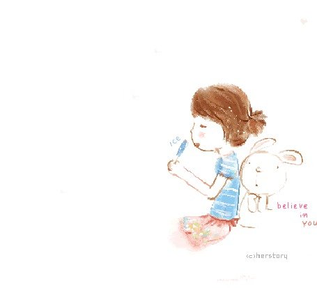 Девушка плачет и есть мороженое рисунок