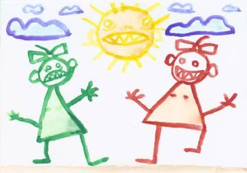 Зло рисунок для детей