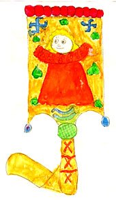 Детские рисунки прялки