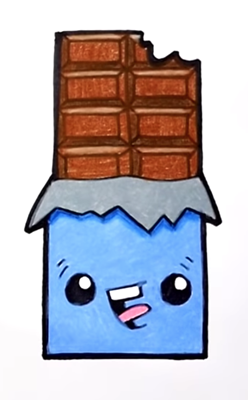 Шоколад для срисовки