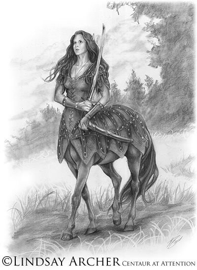 Эскизы амазонки