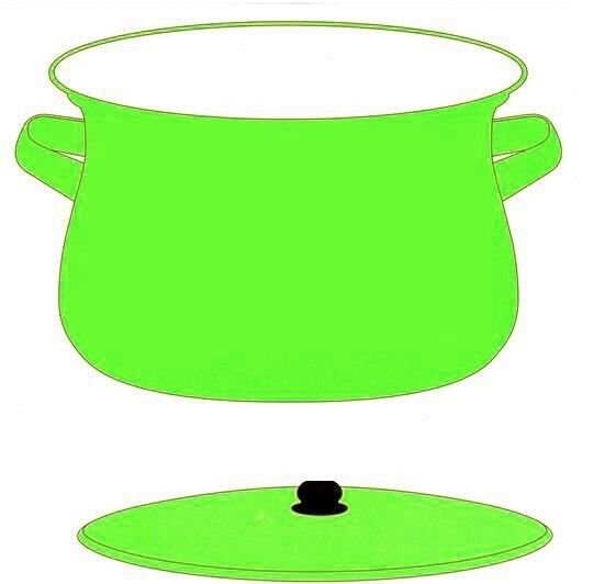 Аппликация кастрюля