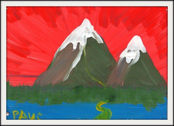 Рисование по горам по долам старшая группа