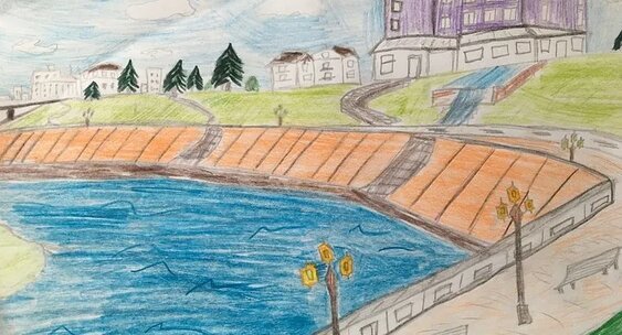 Тюмень рисунок