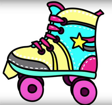 Ролики детские рисунок