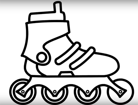 Ролики рисунок карандашом