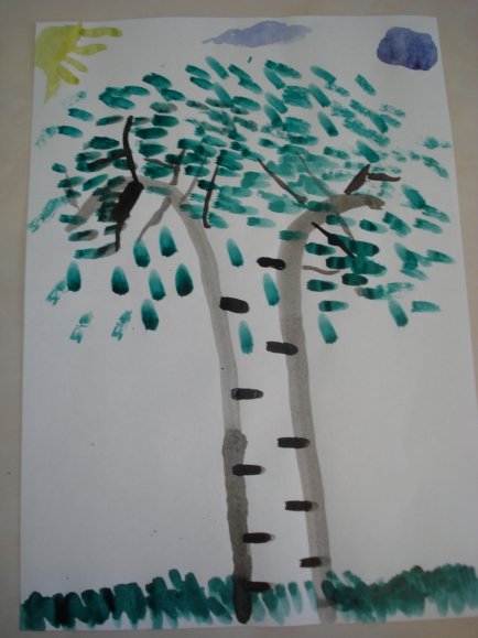 Нарисовать березу