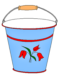 Ведро раскраска