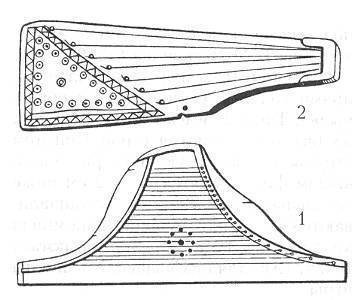 Гусли музыкальный инструмент разукрашка