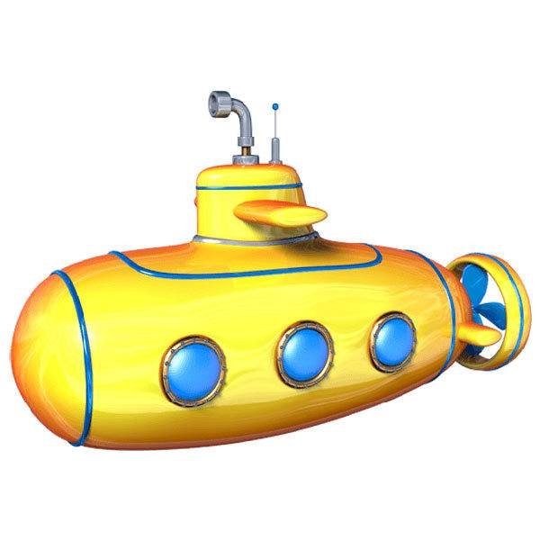 Подводная лодка карандашом