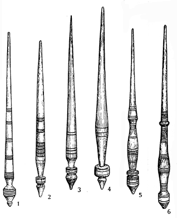 Веретено рисунок