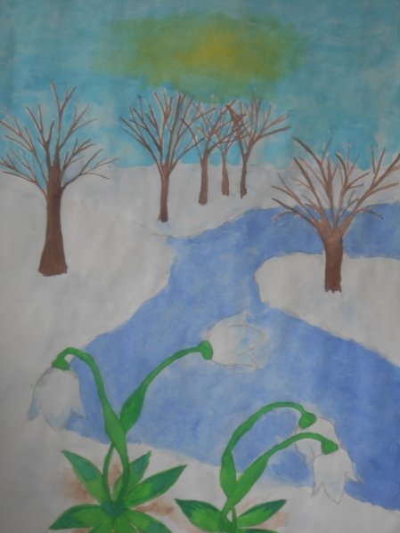 Рисование на тему Весна