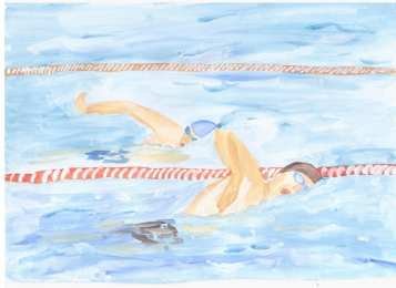 Рисунок на тему плавание