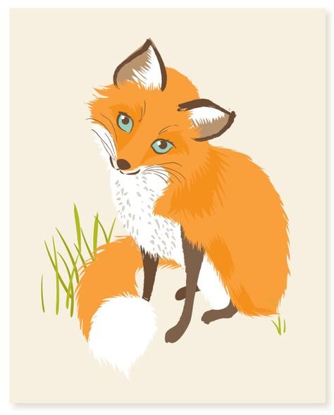 Изображение лисы для детей