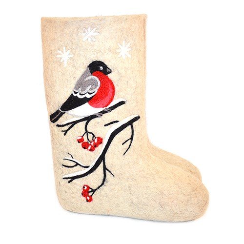 Валенки с вышивкой