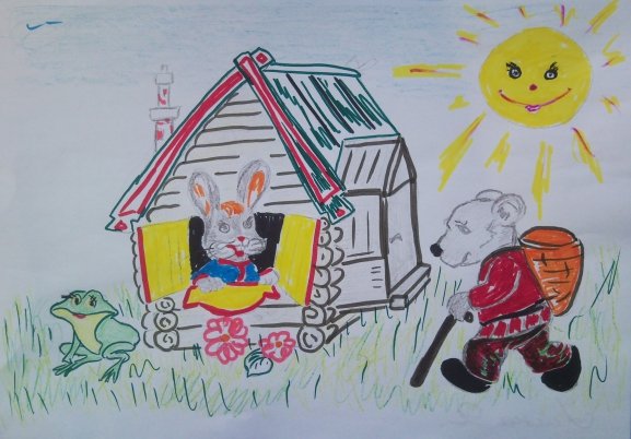 Теремок детские рисунки