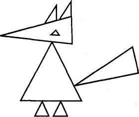 Рисунок из треугольников
