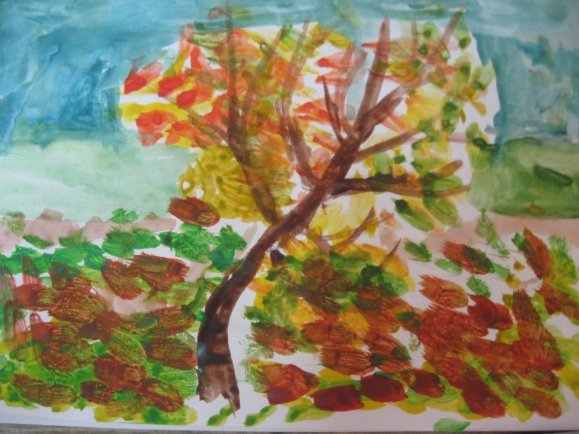 Рисунок на тему осень