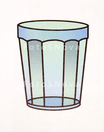 Стакан раскраска для детей