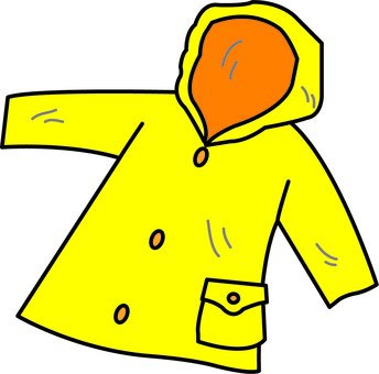 Дождевик нарисованный