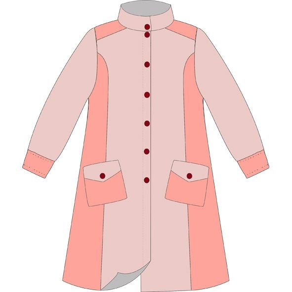 Пальто детская иллюстрация