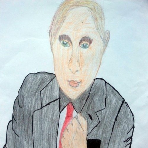 Дети рисуют Путина