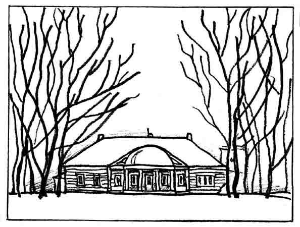 Набросок усадьбы лёгких