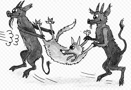 Черт иллюстрация