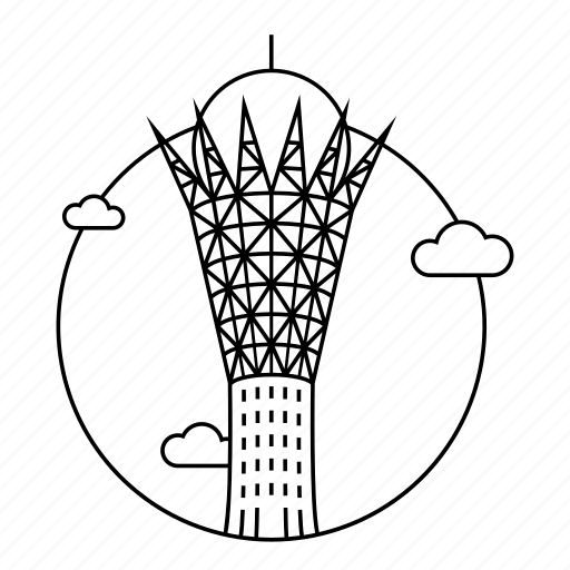 Казахстан Байтерек рисунок