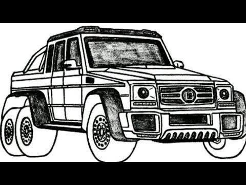 Mercedes Benz AMG g63 карандаш
