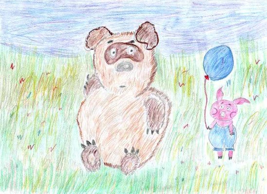 Зарисовки Винни пух