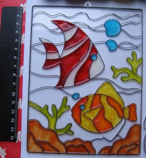 Витражное рисование для детей