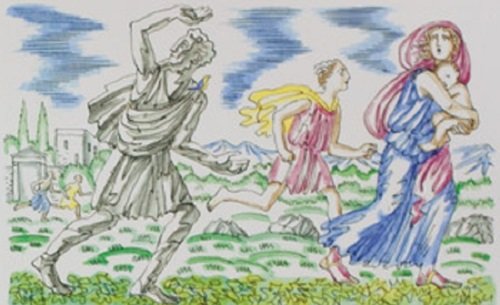 Рисунок к мифу Персей