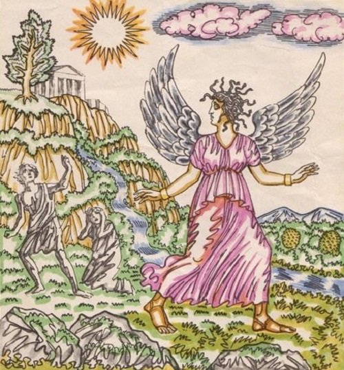 Храбрый Персей и медуза Горгона