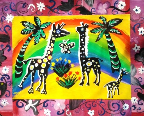 Рисование для детей Африка