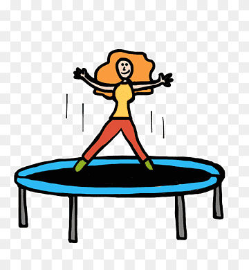 Смайлик прыжки на батуте