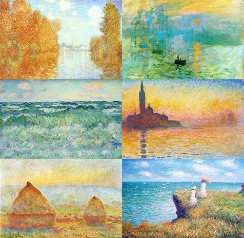 Палитра Клода Моне