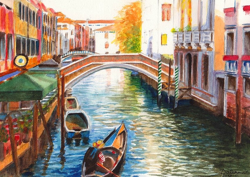 Венеция рисунки