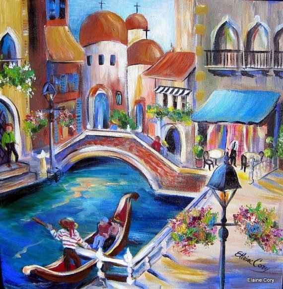 Венеция рисунок для детей