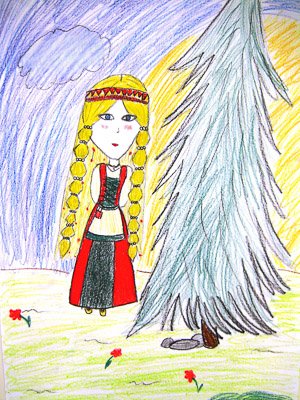 Детский рисунок Калевала